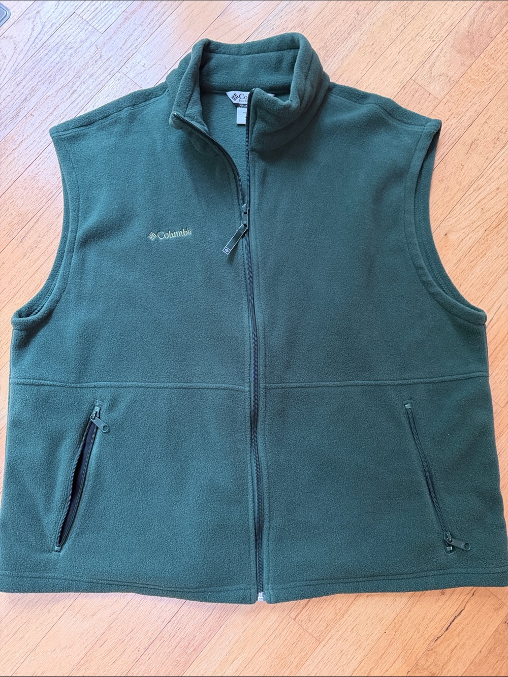 Columbia Men's Forest Green Fleece Vest